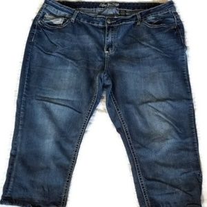 Love Indigo Capris Women's Size 24W